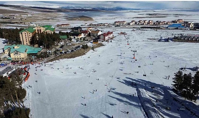 Sarıkamış Kayak Merkezi'nde sömestre yoğunluğu