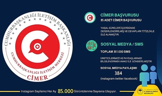 Tarım Müdürlüğü'nden etkin bilgilendirme çalışması