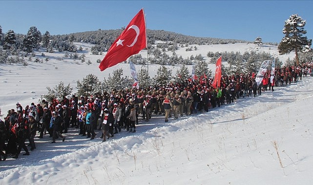 Türkiye, "Bu toprakta izin var" temasıyla Sarıkamış'ta yürüyüşe başladı