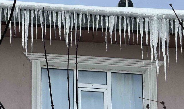 Ağrı'da dondurucu soğuklar etkisini sürdürüyor