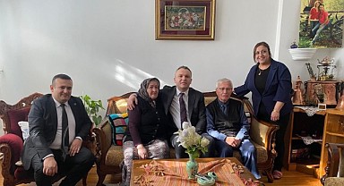 Aile yılında 56 Yıllık evli çift ziyaret edildi