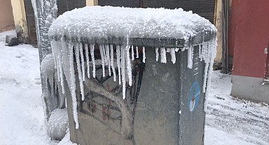 Ardahan'da dondurucu soğuklar etkisini sürdürüyor