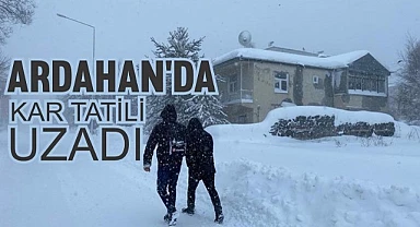 Ardahan’da okullar bugünde tatil edildi