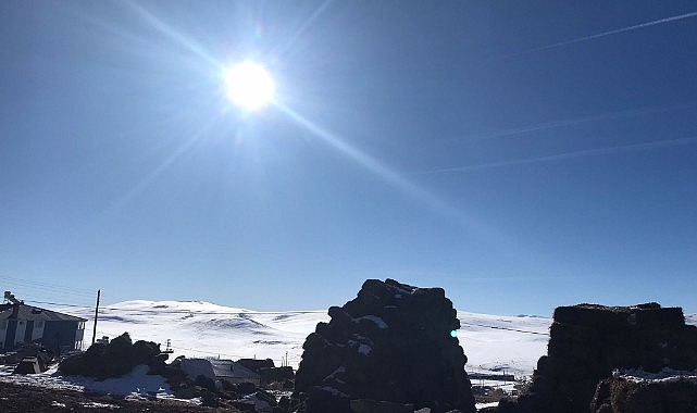 Ardahan'ın havasının saati saatine uymuyor