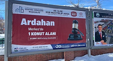 Çevre Bakanlığı Ardahan’daki arsalarını satışa çıkardı