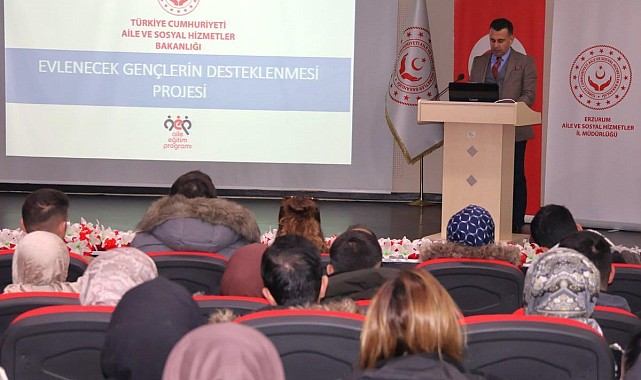 Evlenecek gençlerin desteklenmesi projesi Erzurum'da ilgi görüyor