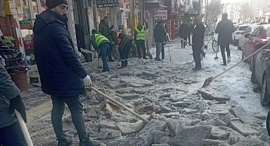 Haber sitemizin gündeme taşıdığı buzlanma sorununa Belediyeden çözüm