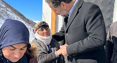 Halkın Vekili İncesu, köy halkına geçmiş olsun dileklerinde bulundu