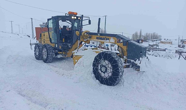 Iğdır'da 75 köy yolu ulaşıma kapandı