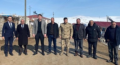 Kaymakam Meram'dan köy ziyareti