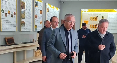 Tarım daire başkanı, arı müzesini gezdi