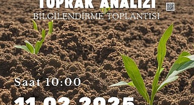 Tarım Müdürlüğü, çiftçilere toprak analizi yaptırmanın önemini anlatacak