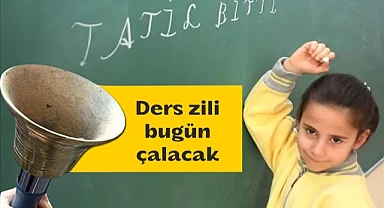 Tatil bitti, ders zili bugün yeniden çalacak