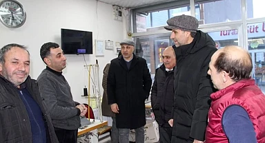 Vekil İncesu, esnaf ziyaretine çıktı