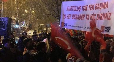 Ardahan'da Ekrem İmamoğlu'na destek mitingi