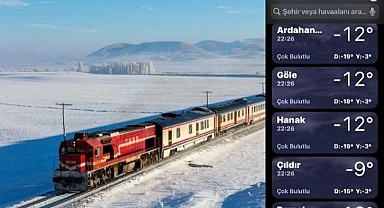 Ardahan’ın soğuk havası tren gündemiyle ısındı!