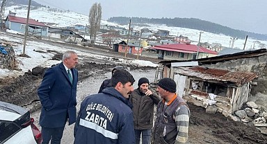 Başkan Budak, selin vurduğu Çalıdere’yi ziyaret etti