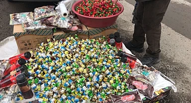 Bayram şekerlerleri tezgahları süsledi