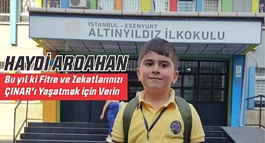 Çocuklar harçlıklarını Çınar’a bağışladı