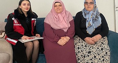 “Evde Bakım Hizmeti” alan vatandaşlar hanelerinde ziyaret edildi