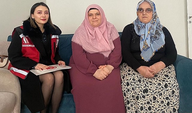 “Evde Bakım Hizmeti” alan vatandaşlar hanelerinde ziyaret edildi
