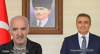 Gazeteci Tahiroğlu, Ardahan Valisi Çiçek’i yazdı