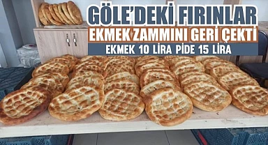Göle’de ekmek zammı iptal edildi