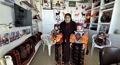 Hediyelik Damal bebeklerinin 44 yıllık ustası: Fidan nine