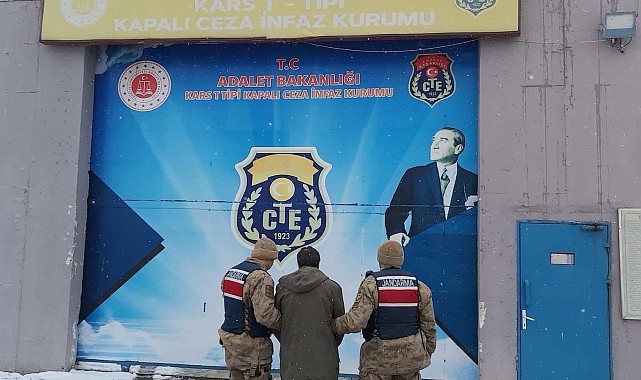 Kars'ta 11 yıl hapis cezası bulunan 1 kişi yakalandı