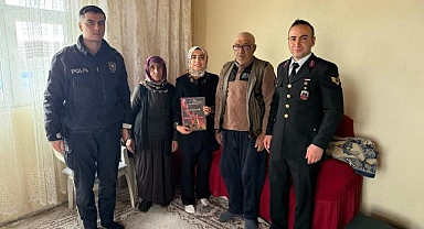 Şehit aileleri ve gazilere bayram ziyareti