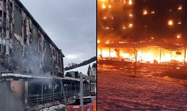 Uludağ’da Kervansaray Otel’de yangın