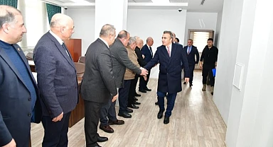 Vali Çiçek, İl Genel Meclisi'ni ziyaret etti