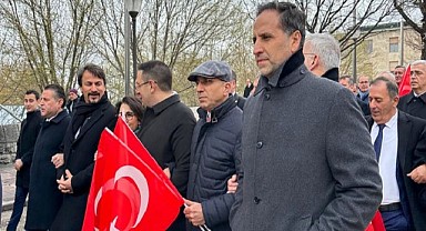 Vekil İncesu, protesto yürüyüşüne katıldı