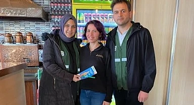 Yeşilay Ardahan, 8 Mart'ta çalışan kadınları ziyaret etti