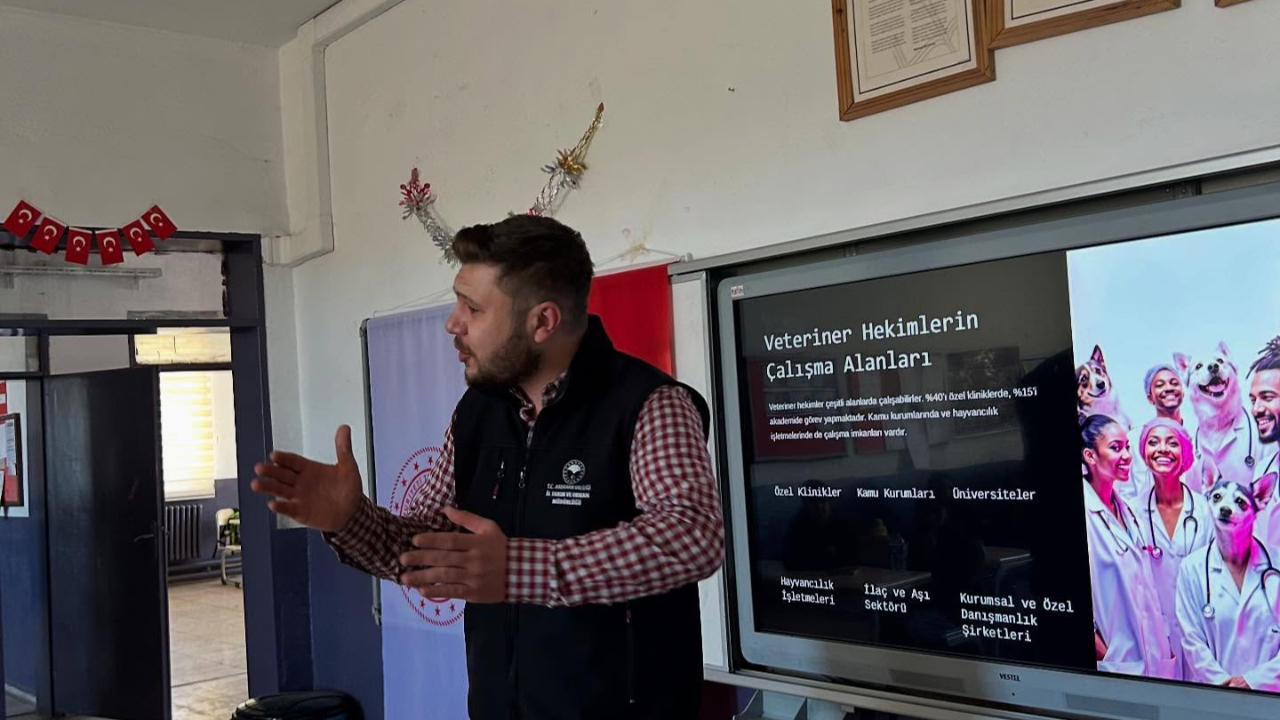 Hayvancılığın merkezinde veterinerlik tanıtıldı