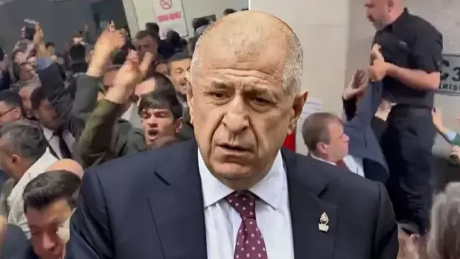 Ümit Özdağ ilk kez hakim karşısında! Koridorda arbede yaşandı