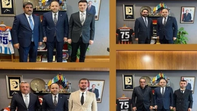 Vekil Koç, Meclis'te konuklarını ağırladı