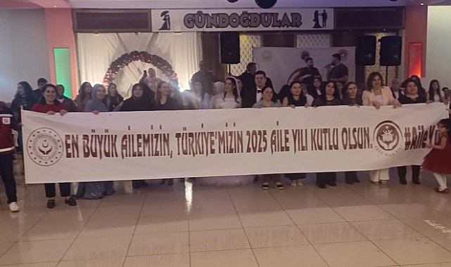 Aile Yılı’nın önemi düğün töreninde vurgulandı