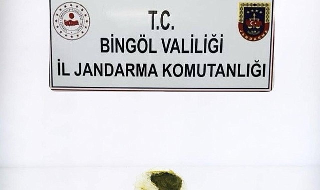 Bingöl’de jandarmadan uyuşturucu operasyonu