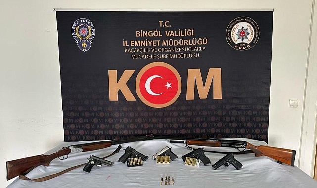 Bingöl’de silah kaçakçılığı operasyonu: 2 tutuklama