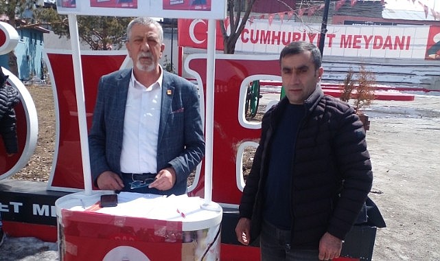 CHP Göle, "Milli İrade" için imza topluyor