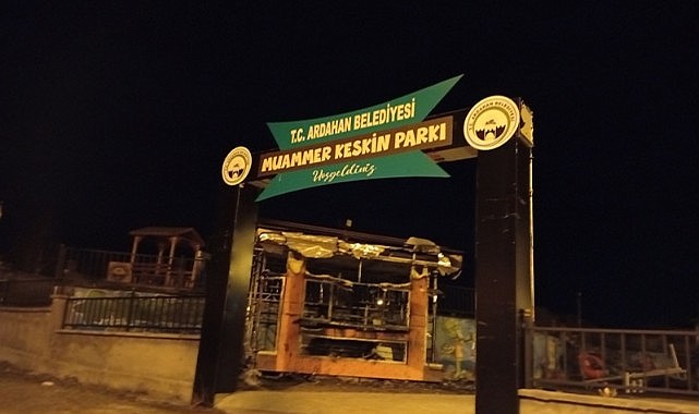 Çocuk parkında korkutan yangın!