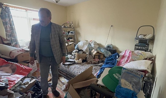 "Çöp ev" ihbarı üzerine gidilen adres, 3 dil bilen emekli pilotun çıktı