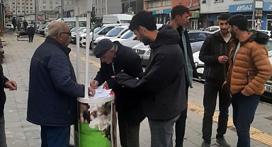 Göle’de İmamoğlu’na destek kampanyası sürüyor