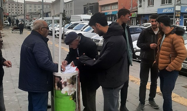 Göle’de İmamoğlu’na destek kampanyası sürüyor