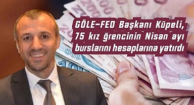 GÖLE-FED burs paralarını yatırdı