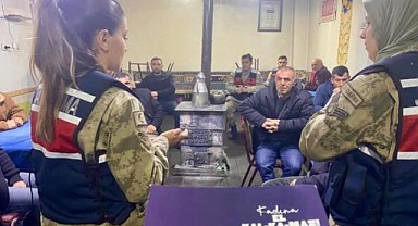 Jandarma bilgilendirdi: KADINA EL KALKAMAZ