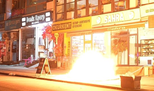 Muş’ta şüpheli çanta fünye ile patlatıldı