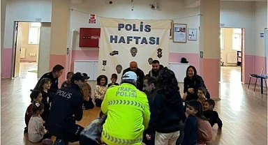 Polis Haftası'nın coşkusunu minik yüreklerle paylaştılar!