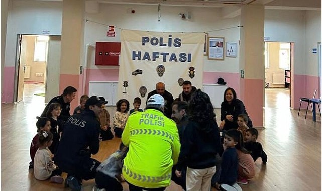 Polis Haftası'nın coşkusunu minik yüreklerle paylaştılar!